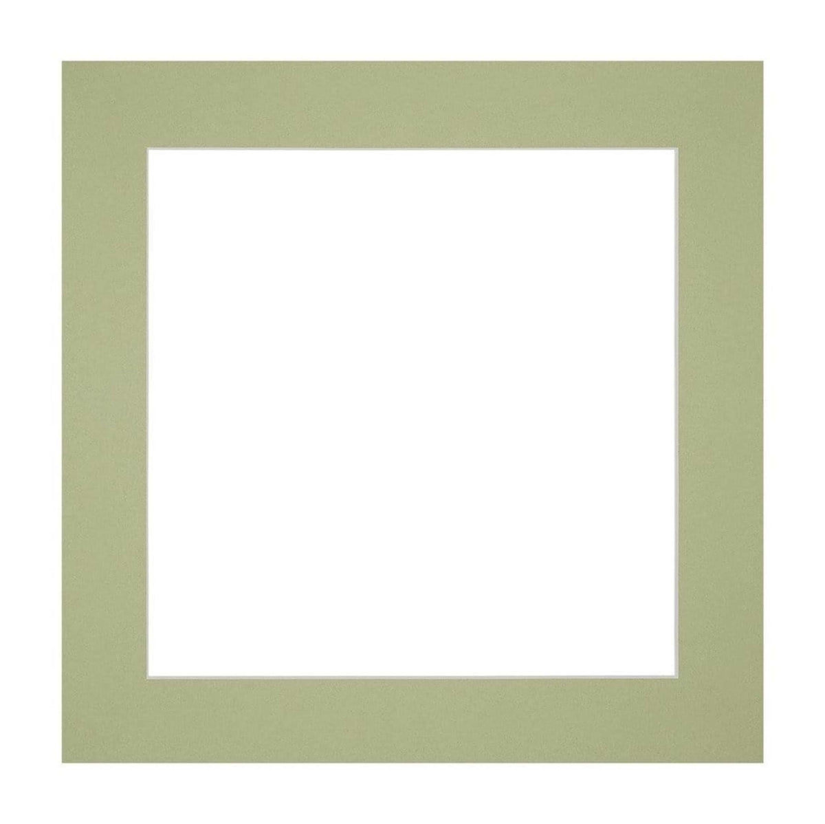 Passe Partout 20x20cm Carton Mint Green Edge Straight Front | Yourdecoration.com