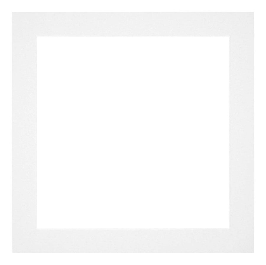 Passe Partout 20x20cm Carton White Edge 4cm Straight Front | Yourdecoration.com
