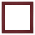 Passe Partout 20x20cm Carton Wine Red Edge 4cm Straight Front | Yourdecoration.com