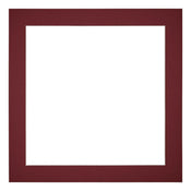 Passe Partout 20x20cm Carton Wine Red Edge 4cm Straight Front | Yourdecoration.com