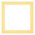 Passe Partout 20x20cm Carton Yellow Edge 4cm Straight Front | Yourdecoration.com