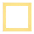 Passe Partout 20x20cm Carton Yellow Edge Straight Front | Yourdecoration.com