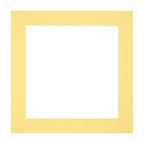 Passe Partout 20x20cm Carton Yellow Edge Straight Front | Yourdecoration.com