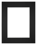 Passe Partout 20x25cm Carton Black Edge Straight Front | Yourdecoration.com