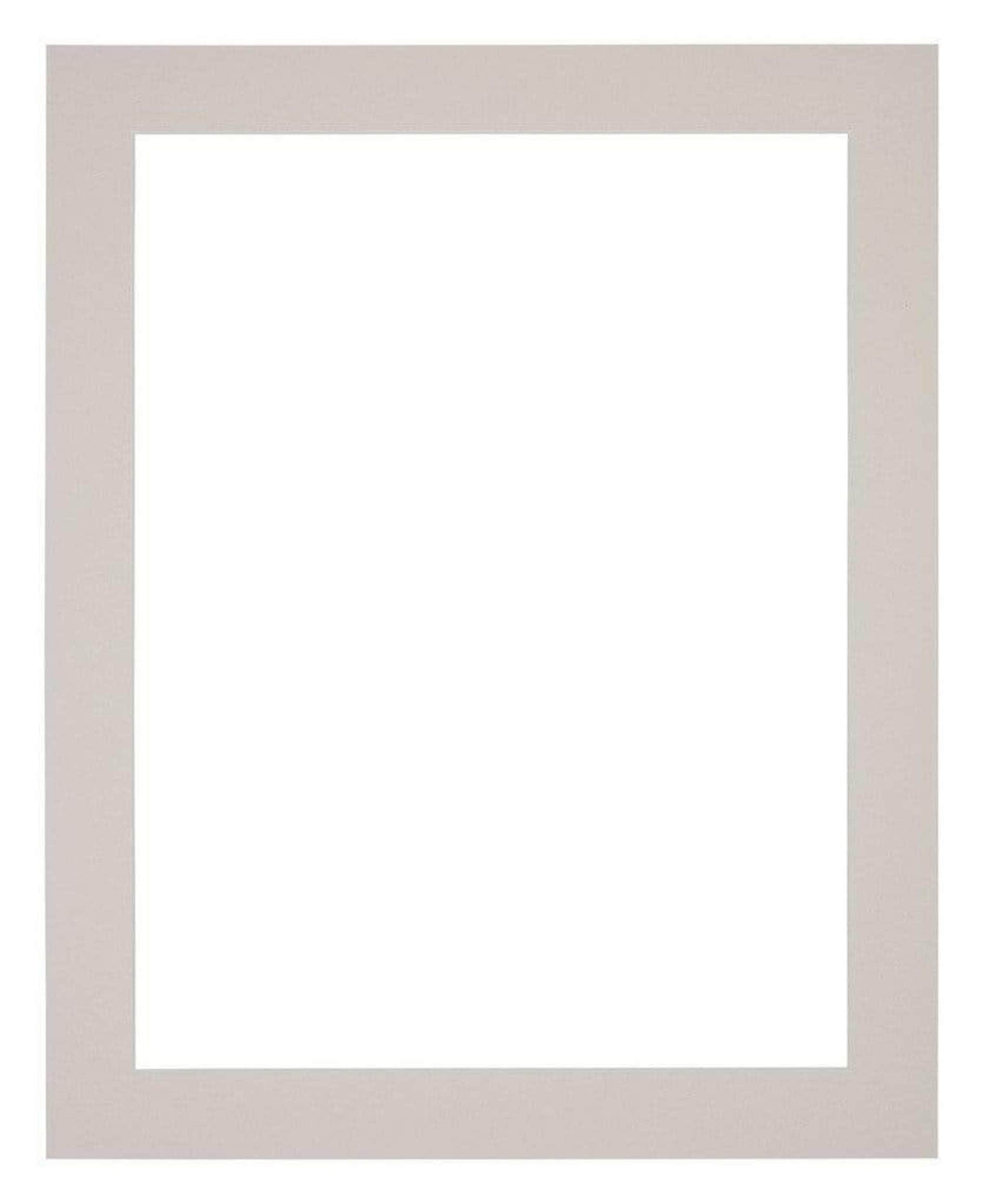 Passe Partout 20x25cm Carton Gray Gray Edge 4cm Straight Front | Yourdecoration.com