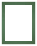 Passe Partout 20x25cm Carton Green Forest Edge 4cm Straight Front | Yourdecoration.com