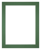 Passe Partout 20x25cm Carton Green Forest Edge 4cm Straight Front | Yourdecoration.com