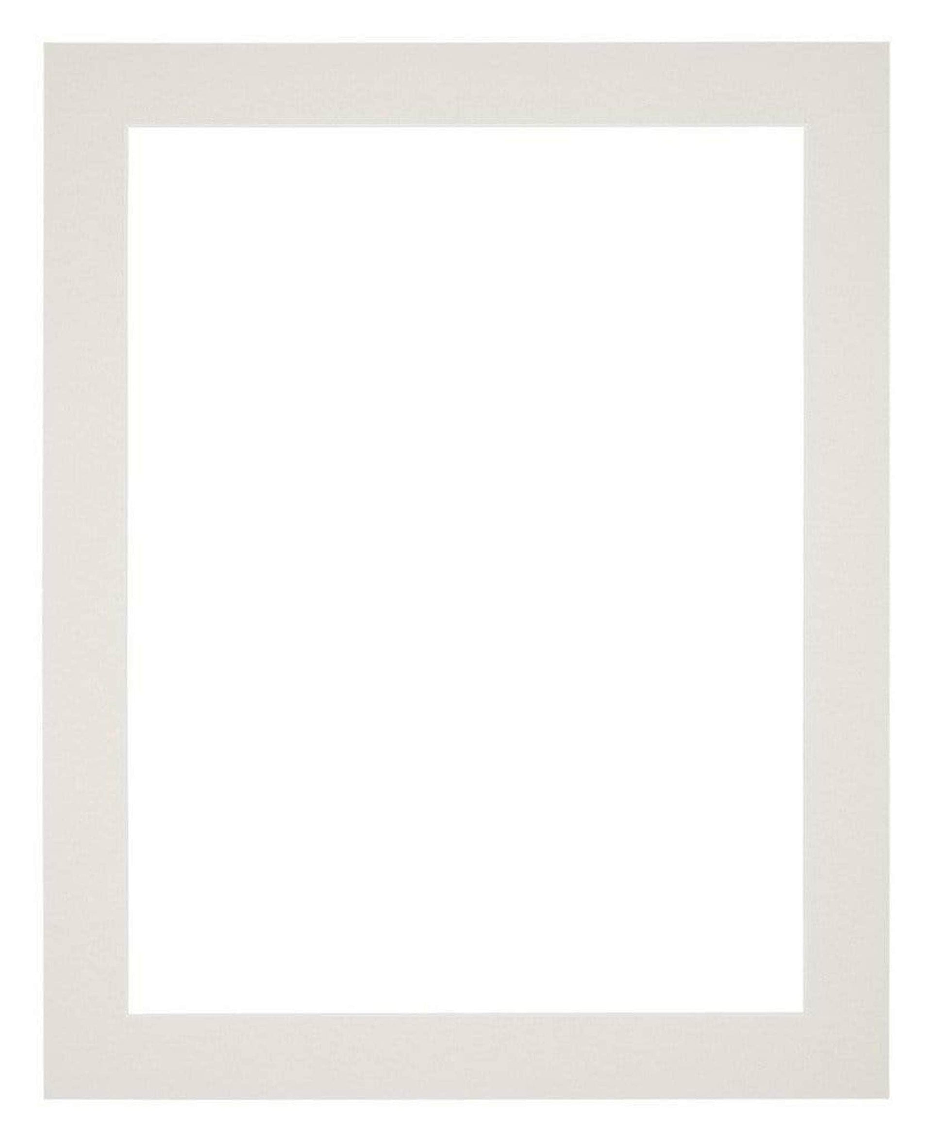 Passe Partout 20x25cm Carton Light Gray Edge 4cm Straight Front | Yourdecoration.com
