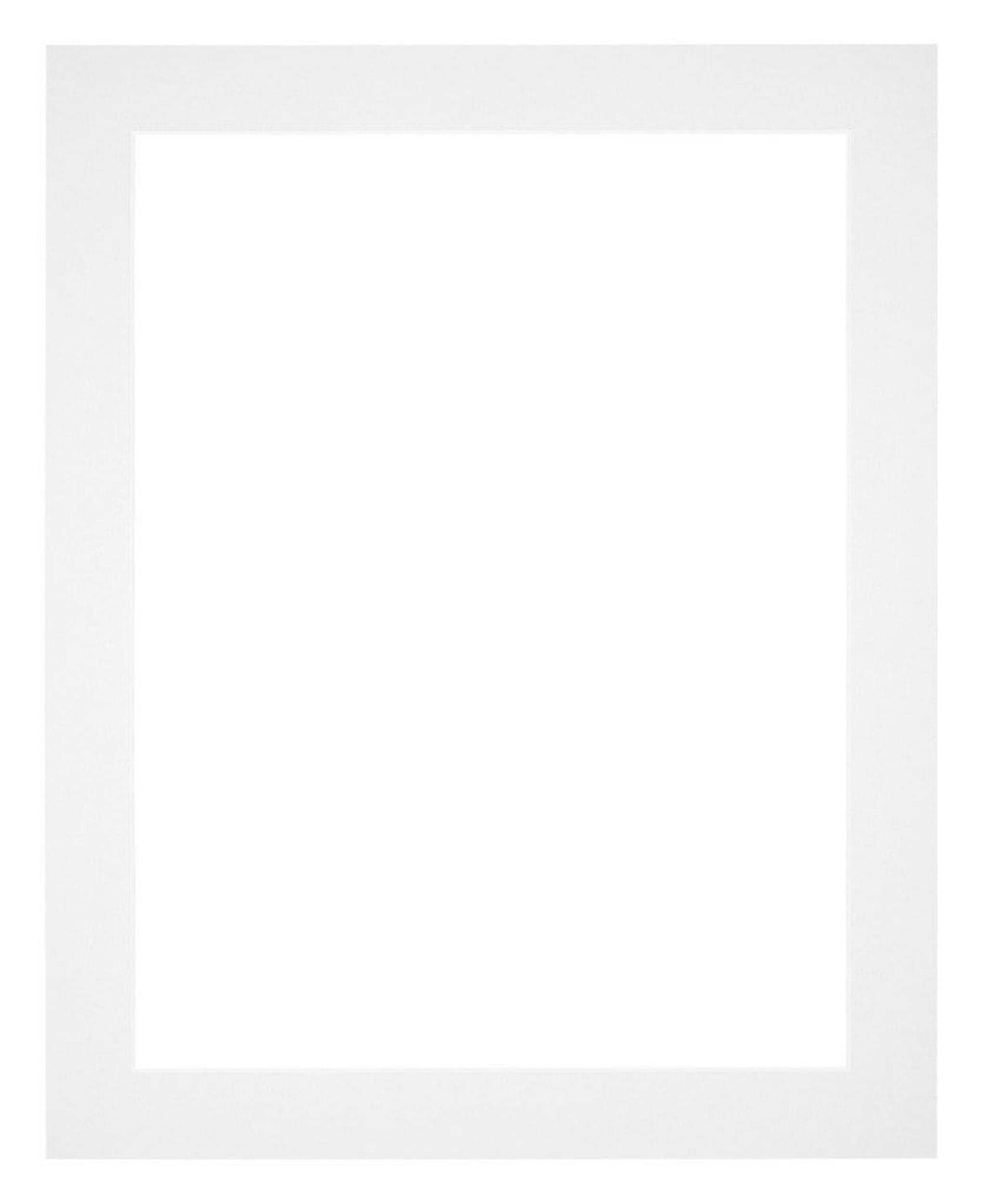 Passe Partout 20x25cm Carton White Edge 4cm Straight Front | Yourdecoration.com