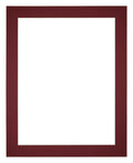 Passe Partout 20x25cm Carton Wine Red Edge 4cm Straight Front | Yourdecoration.com