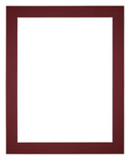 Passe Partout 20x25cm Carton Wine Red Edge 4cm Straight Front | Yourdecoration.com