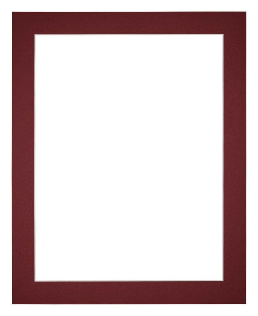 Passe Partout 20x25cm Carton Wine Red Edge 4cm Straight Front | Yourdecoration.com