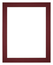 Passe Partout 20x25cm Carton Wine Red Edge 4cm Straight Front | Yourdecoration.com