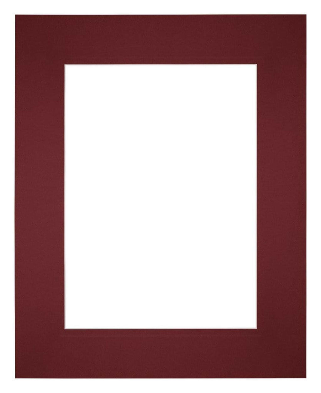Passe Partout 20x25cm Carton Wine Red Edge Straight Front | Yourdecoration.com