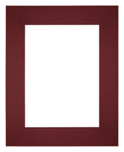 Passe Partout 20x25cm Carton Wine Red Edge Straight Front | Yourdecoration.com