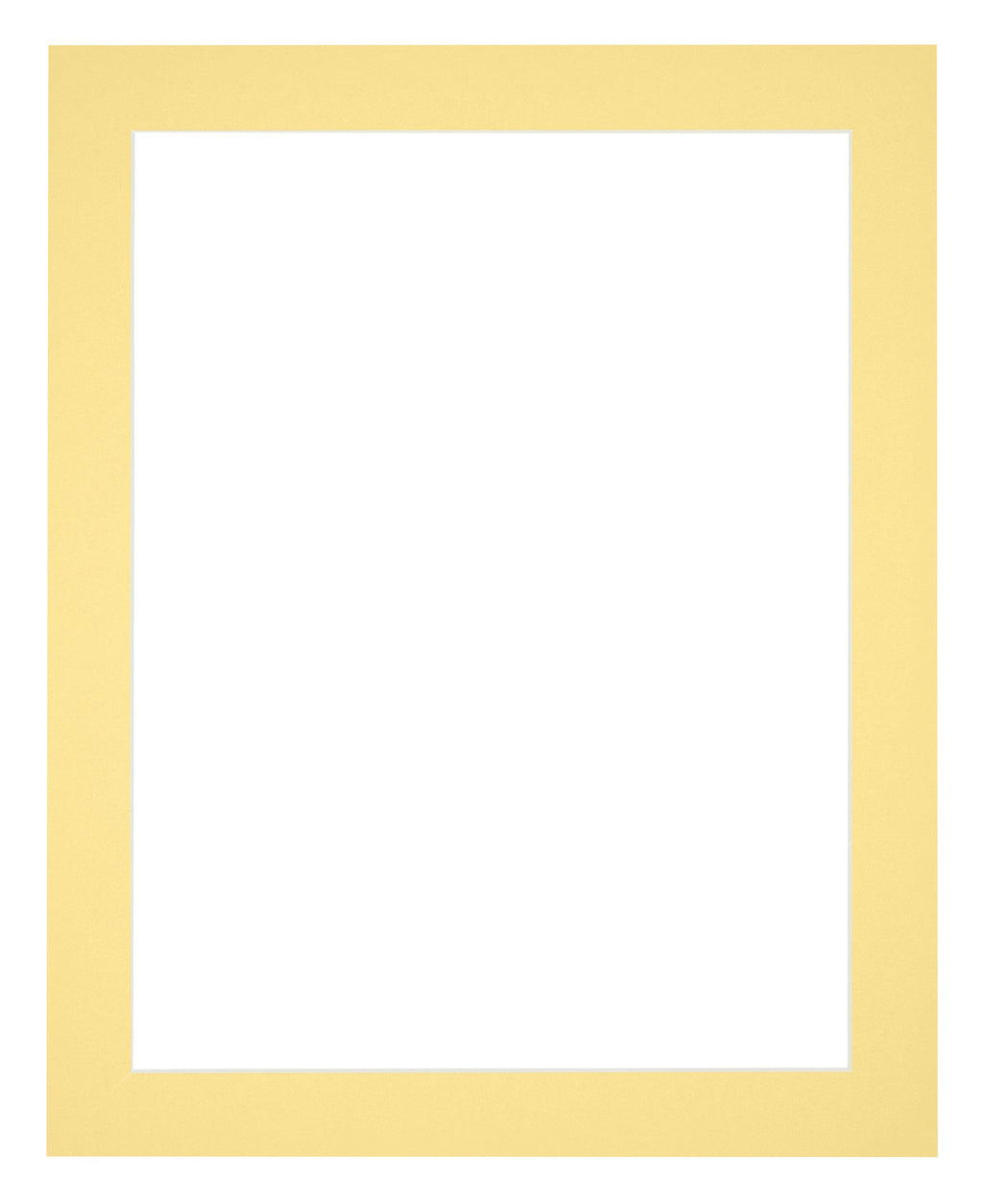 Passe Partout 20x25cm Carton Yellow Edge 4cm Straight Front | Yourdecoration.com