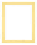 Passe Partout 20x25cm Carton Yellow Edge 4cm Straight Front | Yourdecoration.com