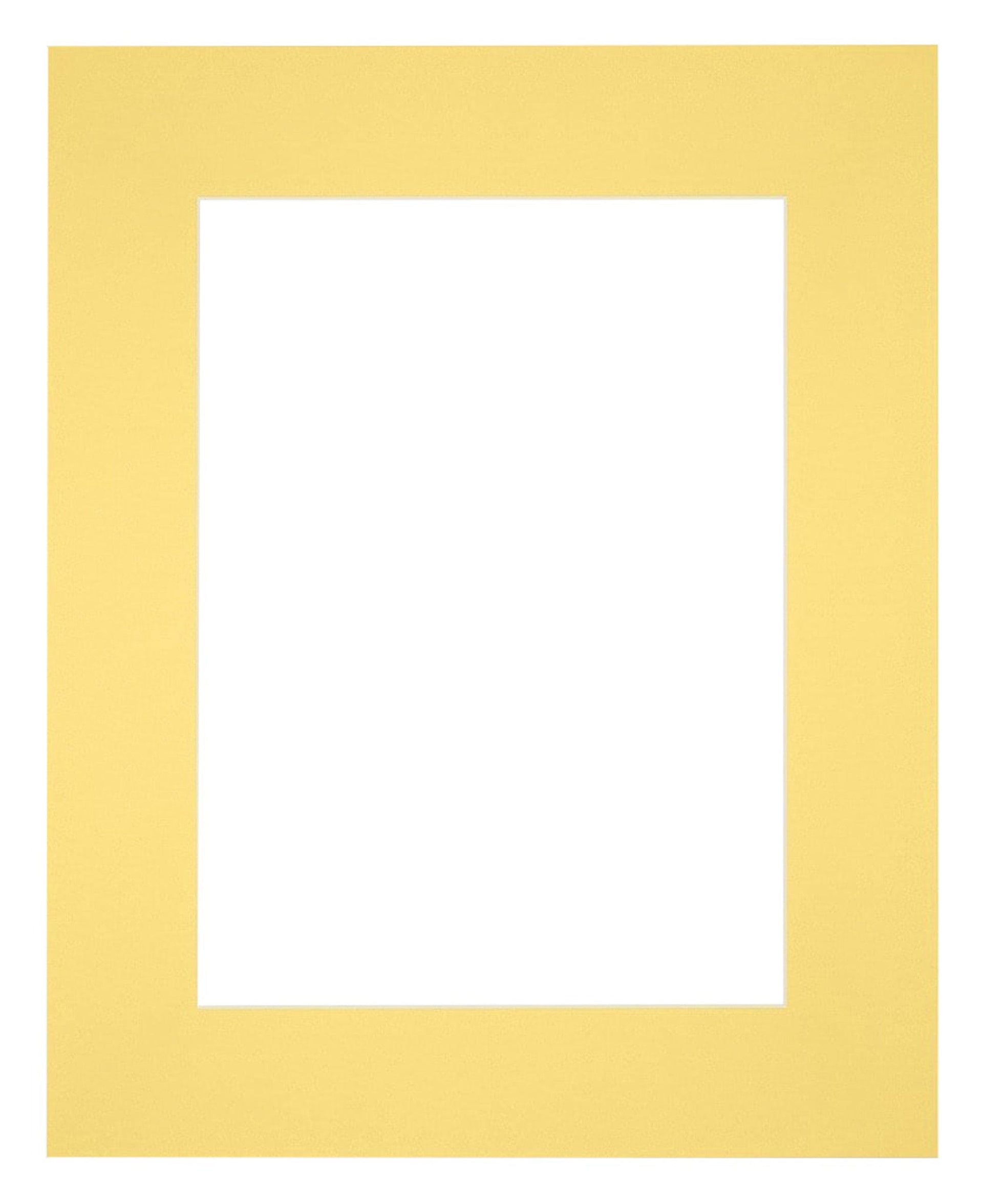 Passe Partout 20x25cm Carton Yellow Edge Straight Front | Yourdecoration.com