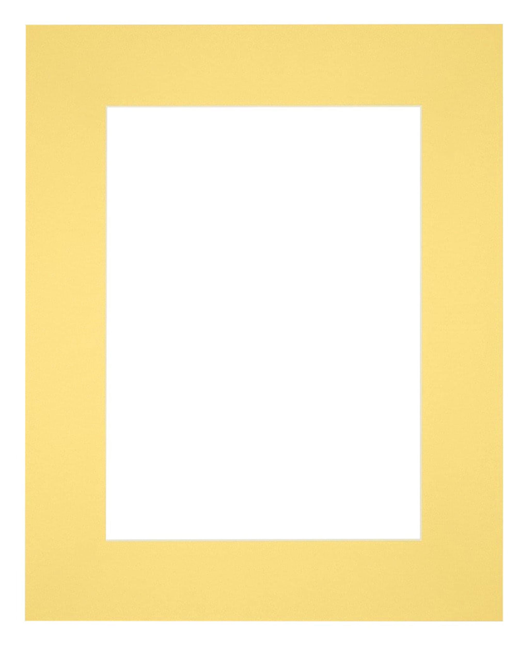 Passe Partout 20x25cm Carton Yellow Edge Straight Front | Yourdecoration.com