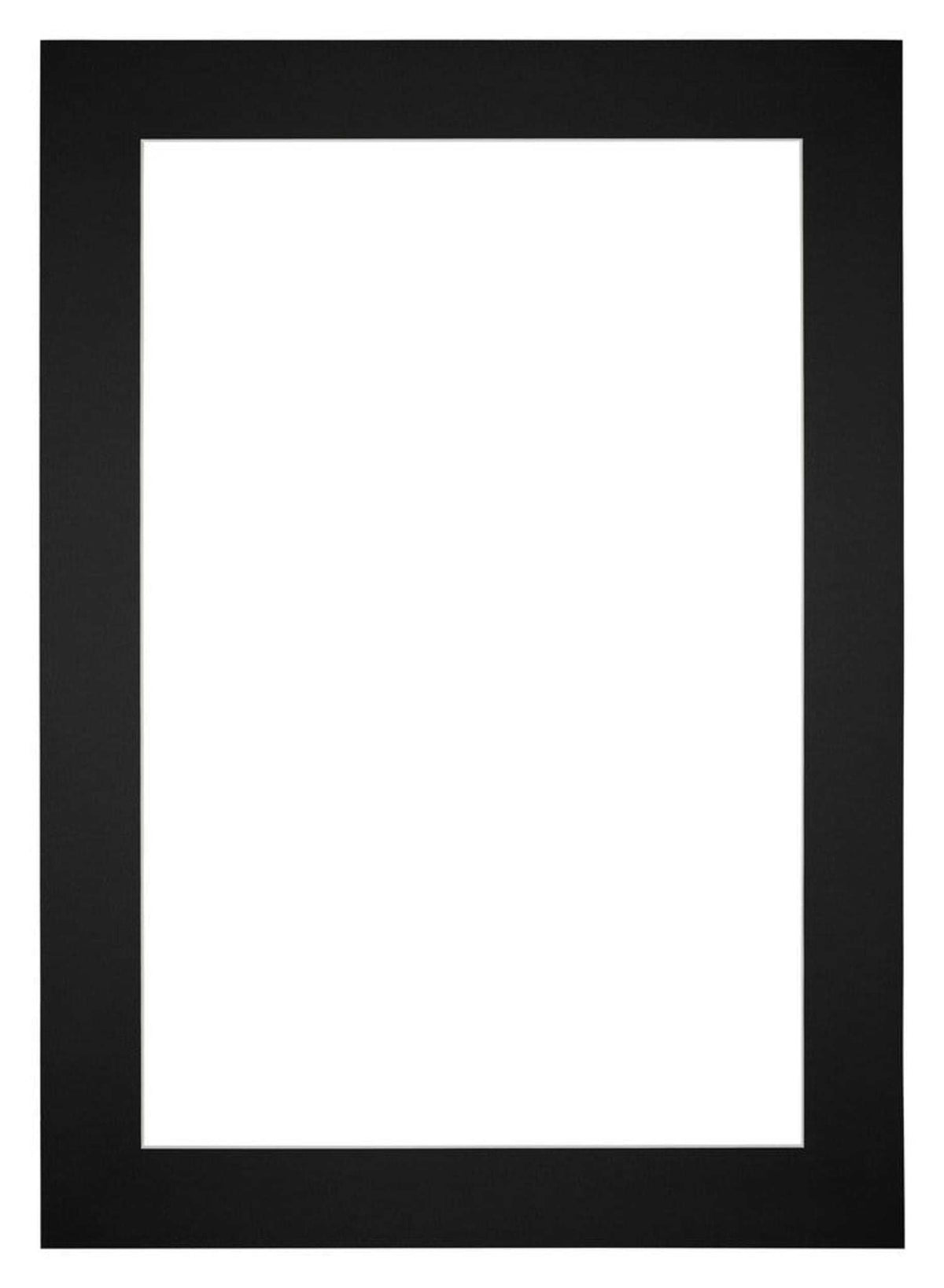 Passe Partout 20x28cm Carton Black Edge 6cm Straight Front | Yourdecoration.com