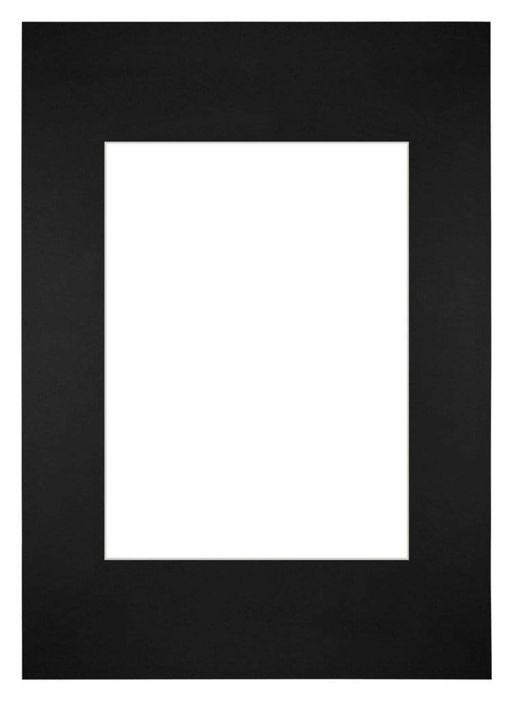 Passe Partout 20x28cm Carton Black Edge Straight Front | Yourdecoration.com