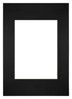 Passe Partout 20x28cm Carton Black Edge Straight Front | Yourdecoration.com