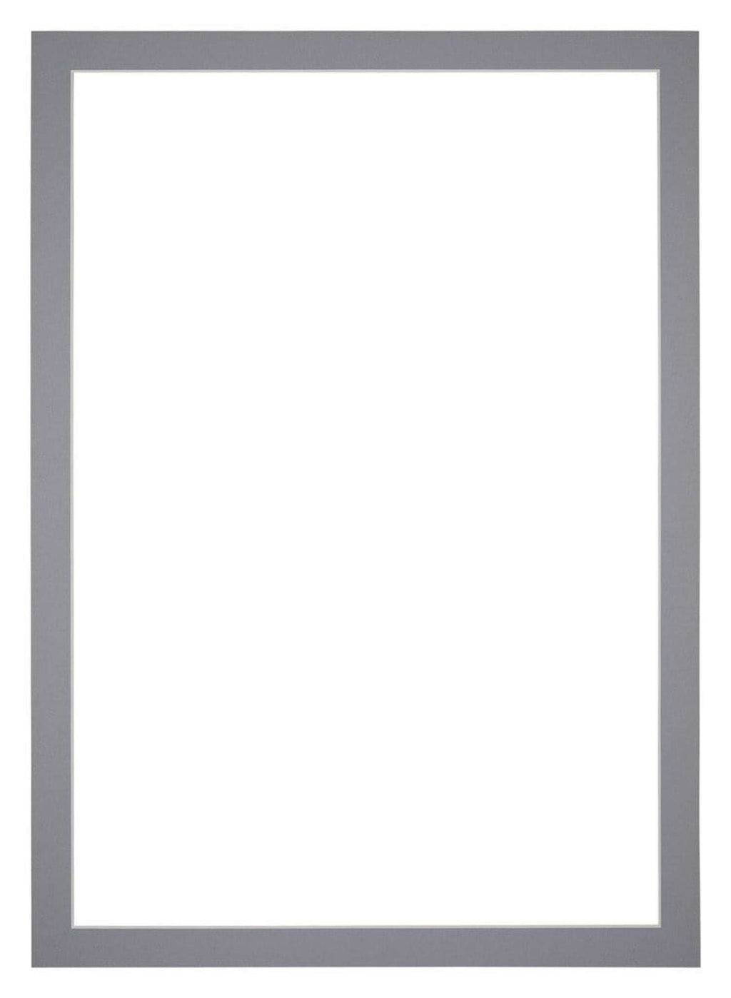 Passe Partout 20x28cm Carton Gray Edge 3cm Straight Front | Yourdecoration.com
