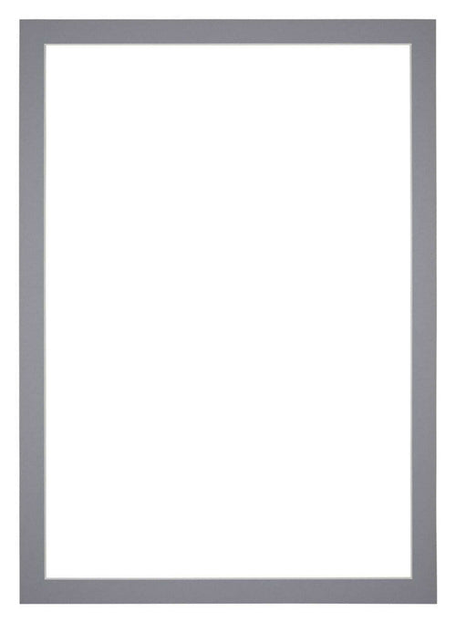 Passe Partout 20x28cm Carton Gray Edge 3cm Straight Front | Yourdecoration.com