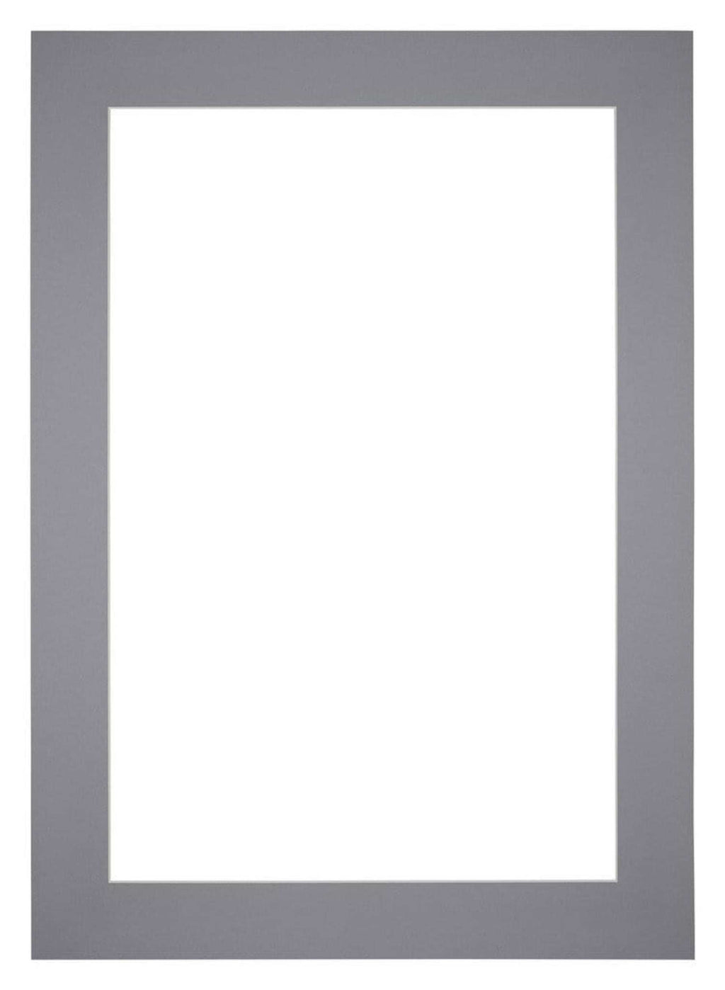 Passe Partout 20x28cm Carton Gray Edge 6cm Straight Front | Yourdecoration.com