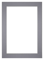 Passe Partout 20x28cm Carton Gray Edge 6cm Straight Front | Yourdecoration.com