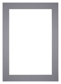 Passe Partout 20x28cm Carton Gray Edge 6cm Straight Front | Yourdecoration.com