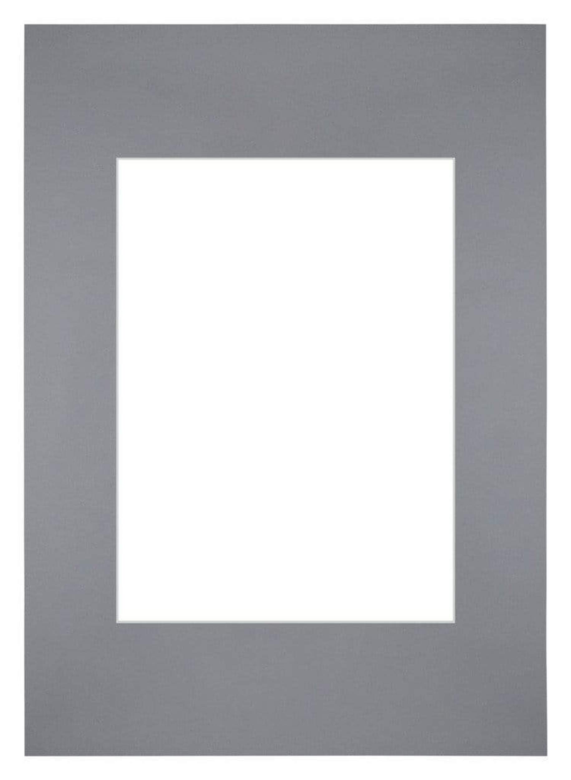 Passe Partout 20x28cm Carton Gray Edge Straight Front | Yourdecoration.com