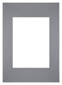 Passe Partout 20x28cm Carton Gray Edge Straight Front | Yourdecoration.com