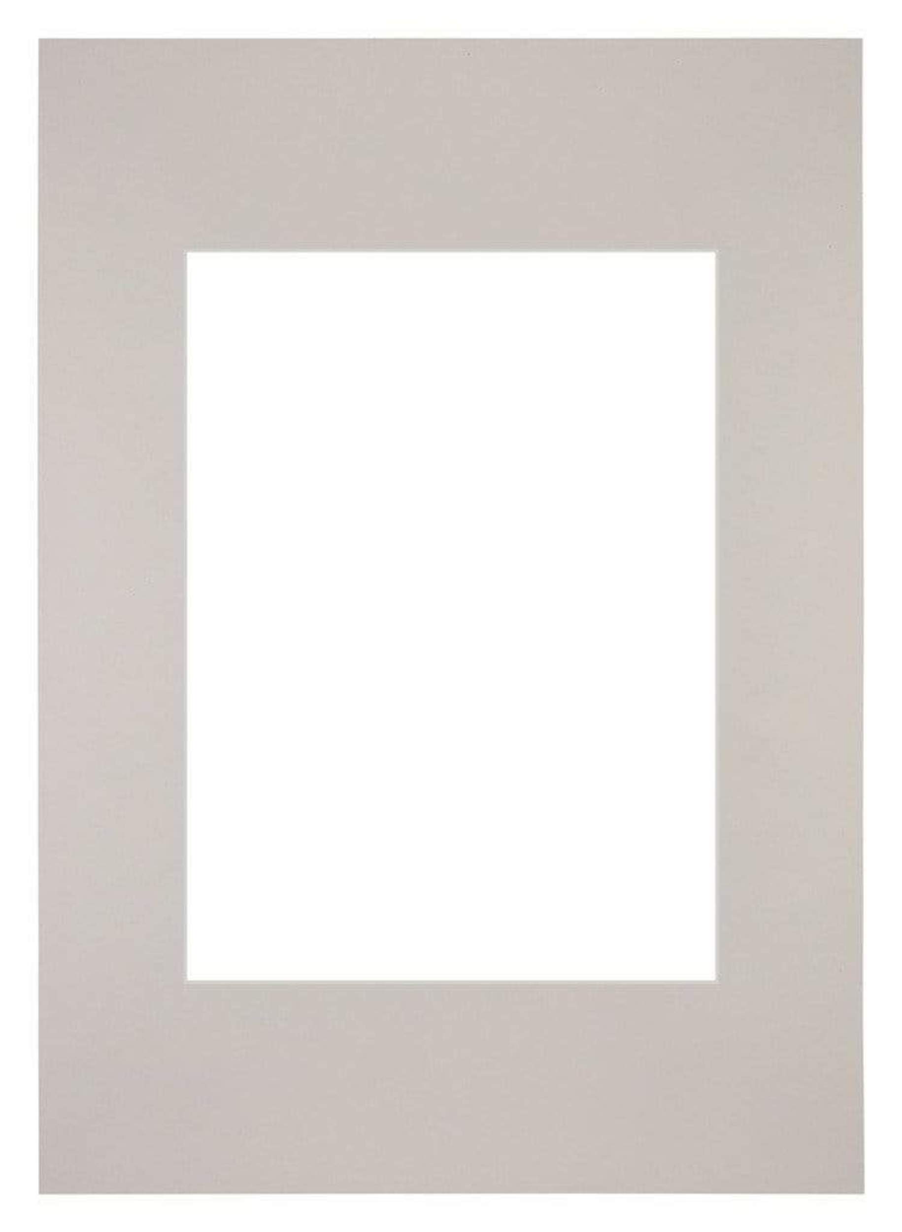 Passe Partout 20x28cm Carton Gray Gray Edge Straight Front | Yourdecoration.com