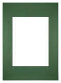 Passe Partout 20x28cm Carton Green Forest Edge Straight Front | Yourdecoration.com