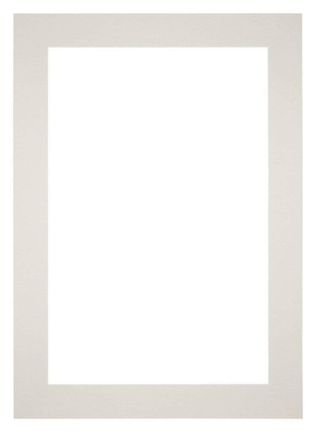 Passe Partout 20x28cm Carton Light Gray Edge 6cm Straight Front | Yourdecoration.com