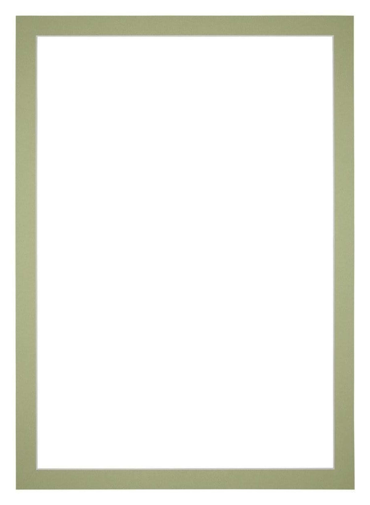 Passe Partout 20x28cm Carton Mint Green Edge 3cm Straight Front | Yourdecoration.com