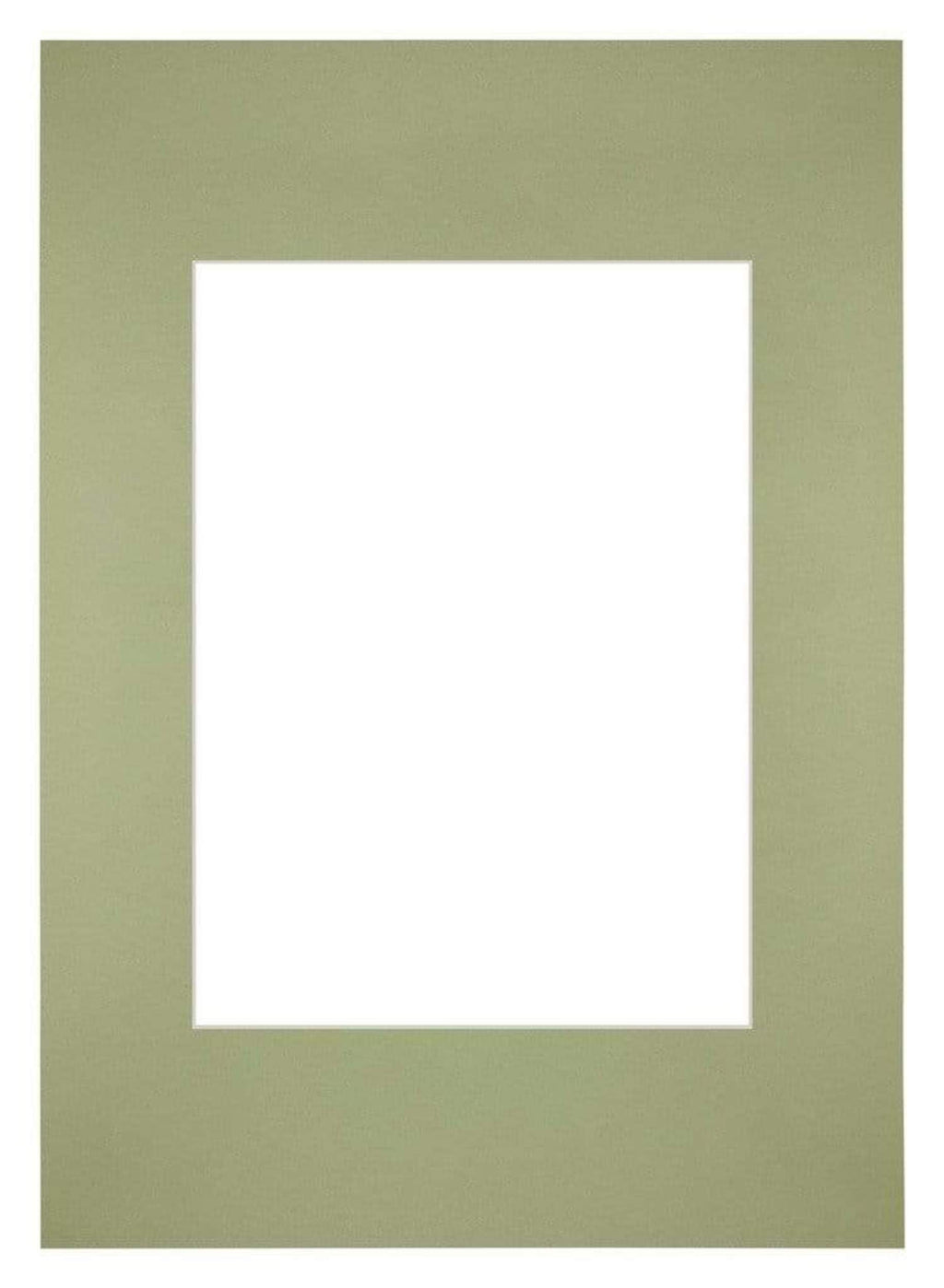Passe Partout 20x28cm Carton Mint Green Edge Straight Front | Yourdecoration.com