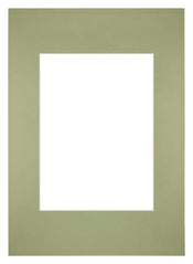 Passe Partout 20x28cm Carton Mint Green Edge Straight Front | Yourdecoration.com