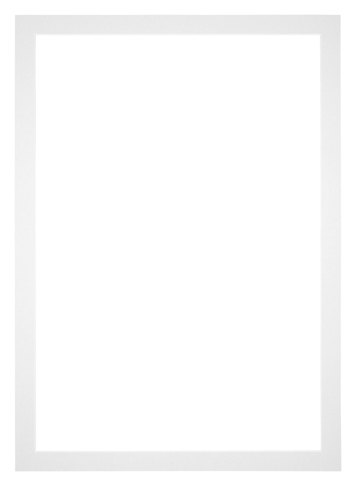 Passe Partout 20x28cm Carton White Edge 3cm Straight Front | Yourdecoration.com