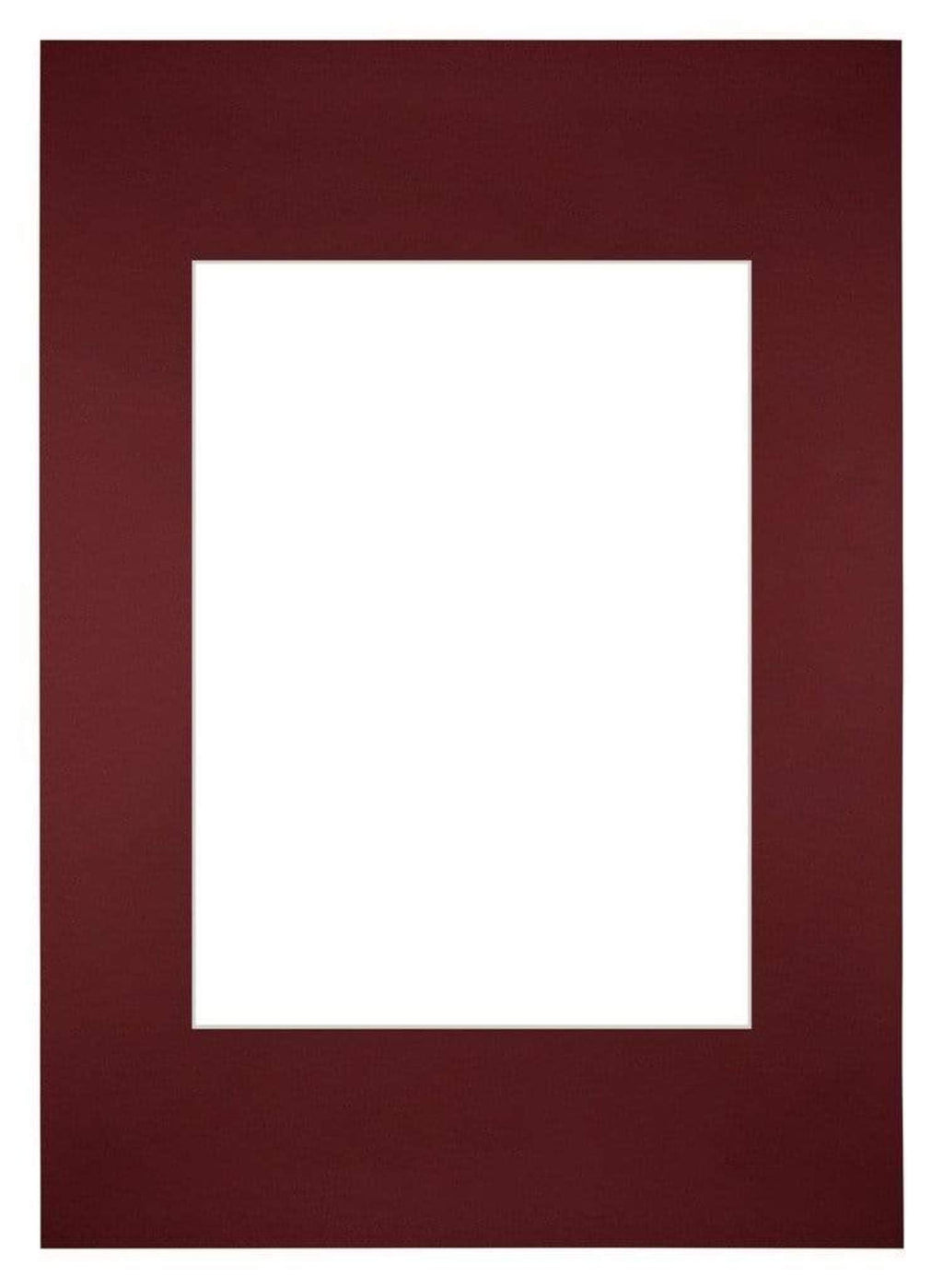 Passe Partout 20x28cm Carton Wine Red Edge Straight Front | Yourdecoration.com