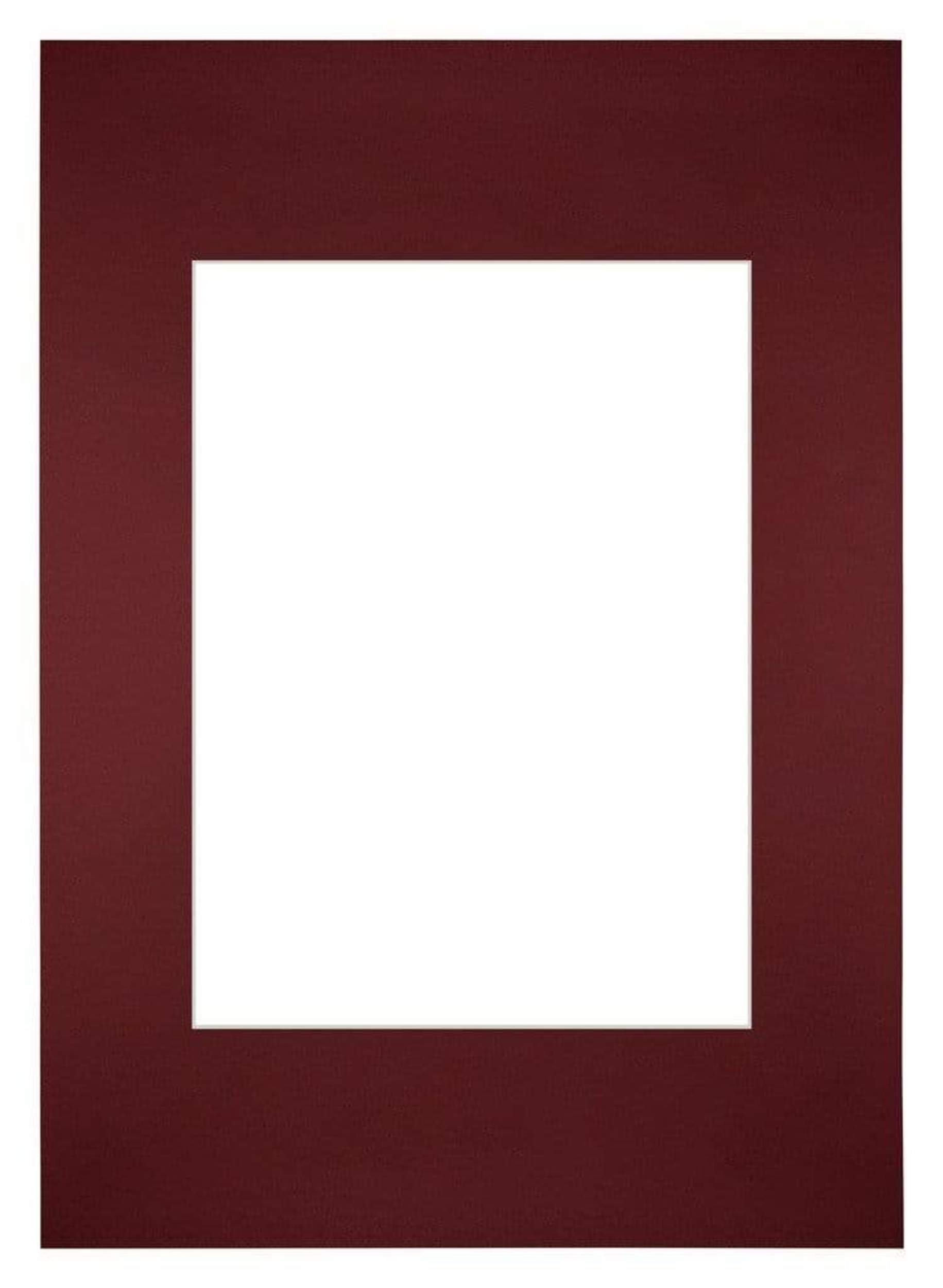 Passe Partout 20x28cm Carton Wine Red Edge Straight Front | Yourdecoration.com