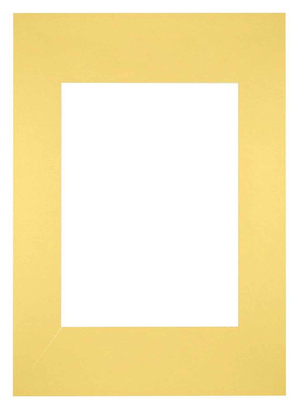 Passe Partout 20x28cm Carton Yellow Edge Straight Front | Yourdecoration.com