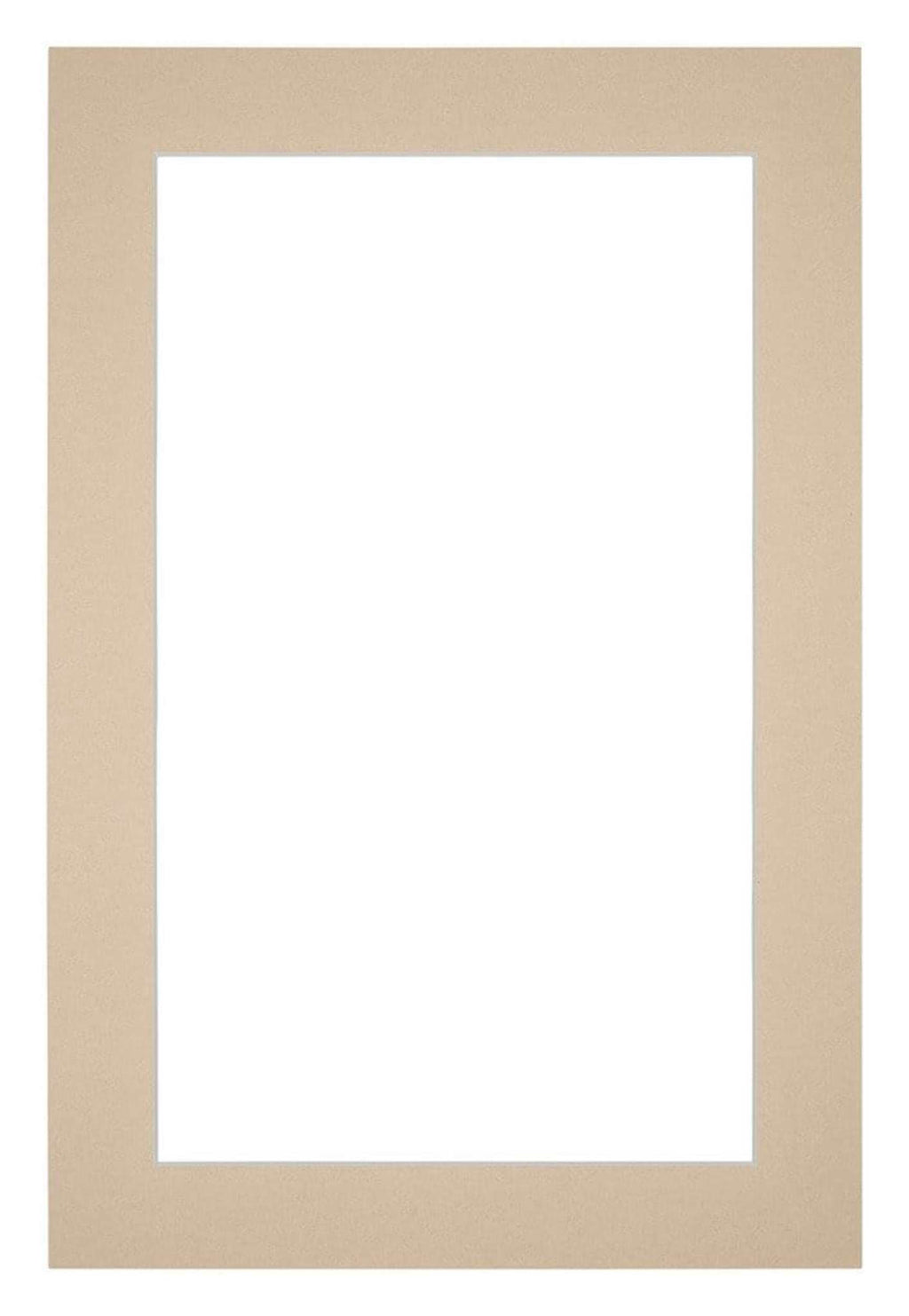 Passe Partout 20x30cm Carton Beige Edge 4cm Straight Front | Yourdecoration.com