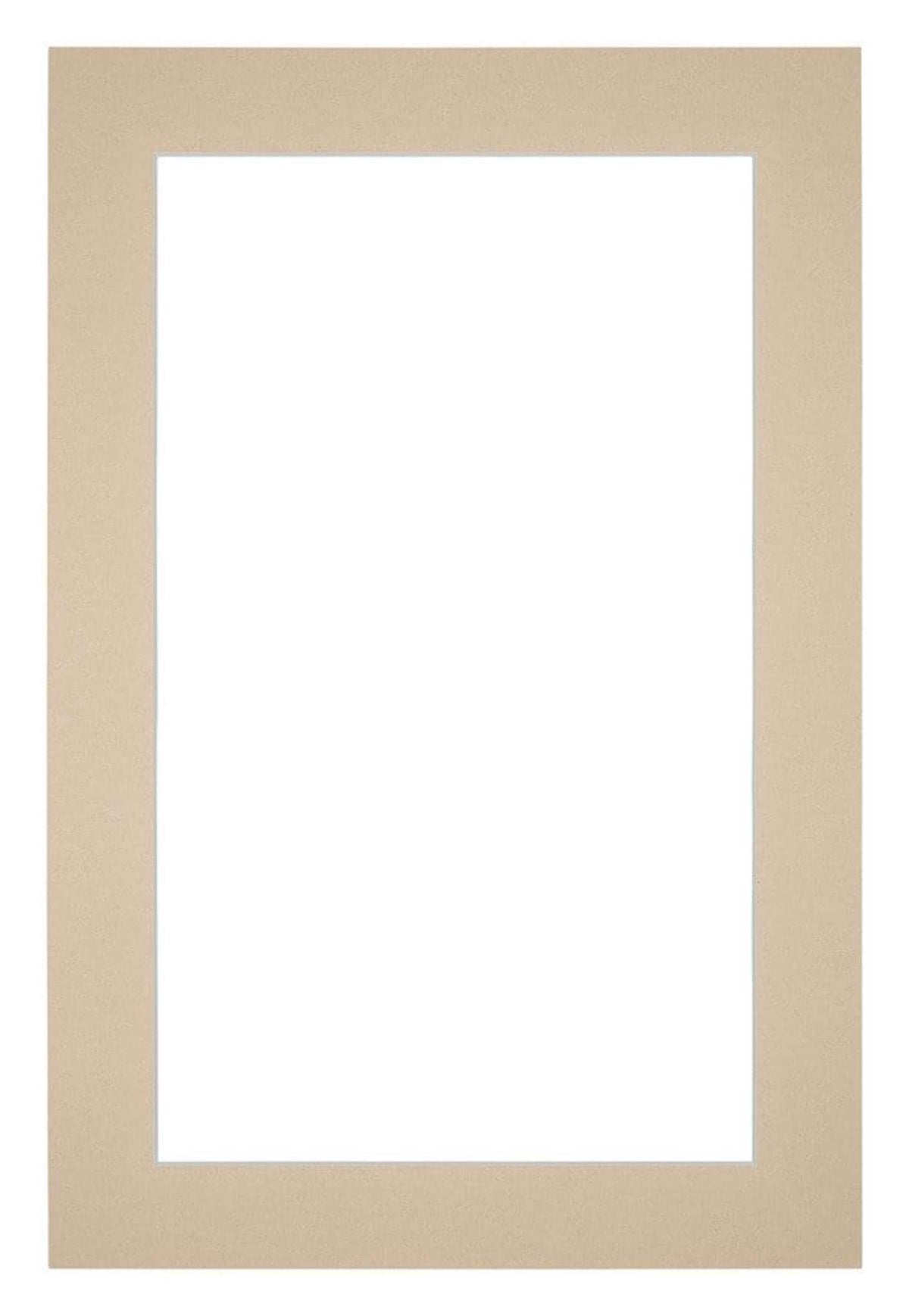 Passe Partout 20x30cm Carton Beige Edge 4cm Straight Front | Yourdecoration.com