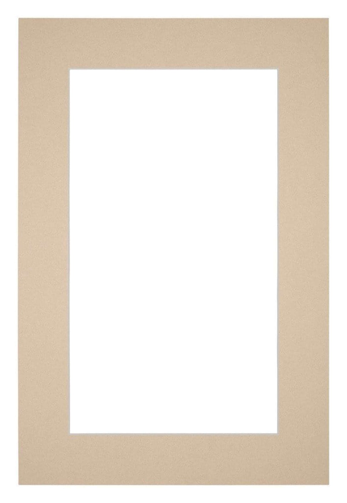 Passe Partout 20x30cm Carton Beige Edge 5cm Straight Front | Yourdecoration.com