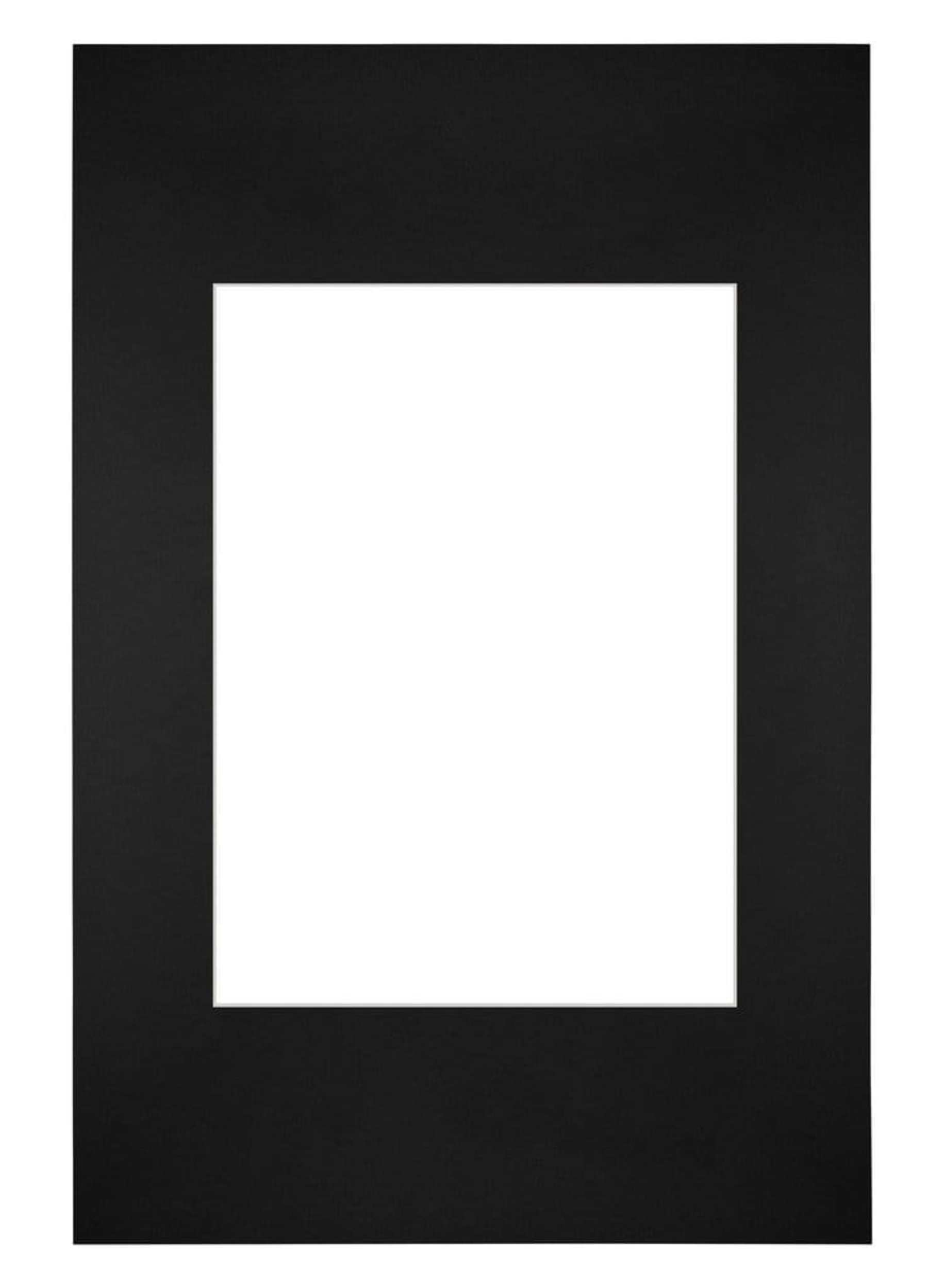 Passe Partout 20x30cm Carton Black Edge Straight Front | Yourdecoration.com