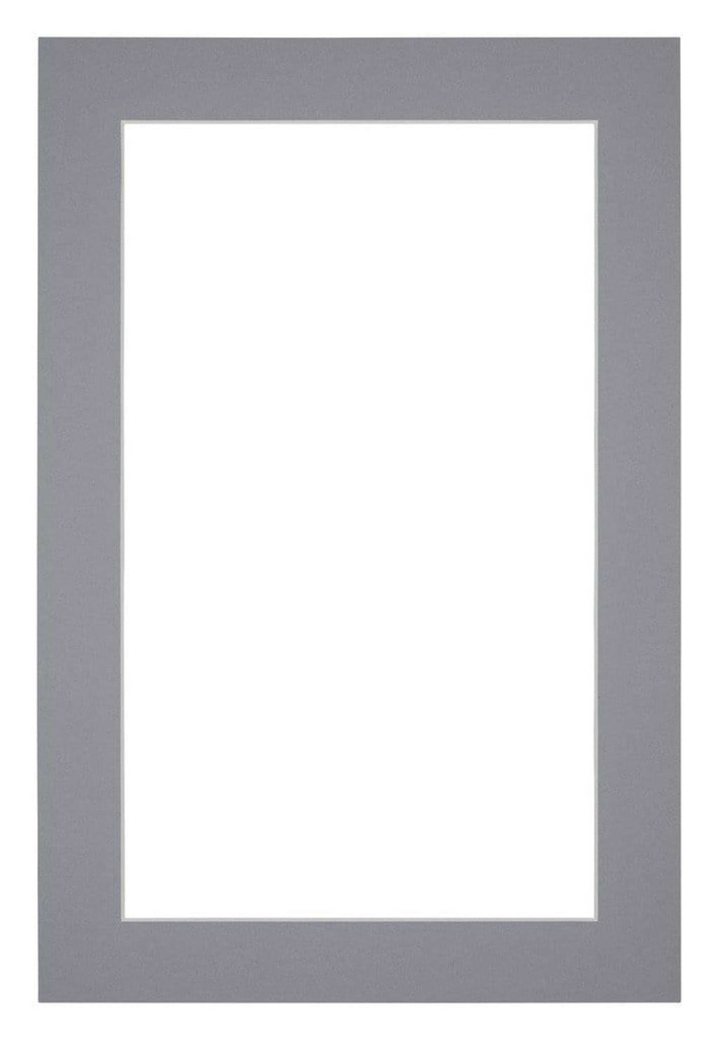 Passe Partout 20x30cm Carton Gray Edge 4cm Straight Front | Yourdecoration.com