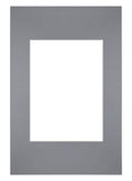 Passe Partout 20x30cm Carton Gray Edge Straight Front | Yourdecoration.com