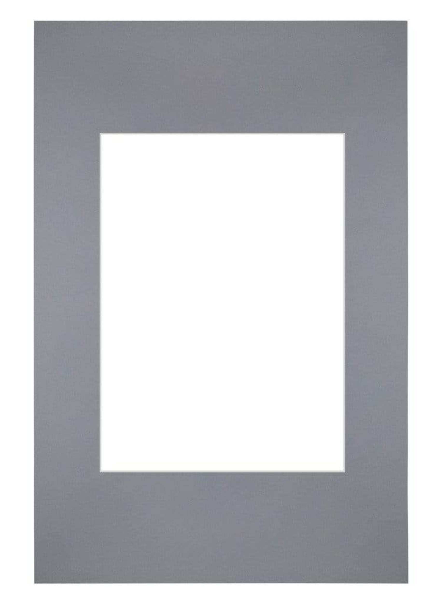 Passe Partout 20x30cm Carton Gray Edge Straight Front | Yourdecoration.com